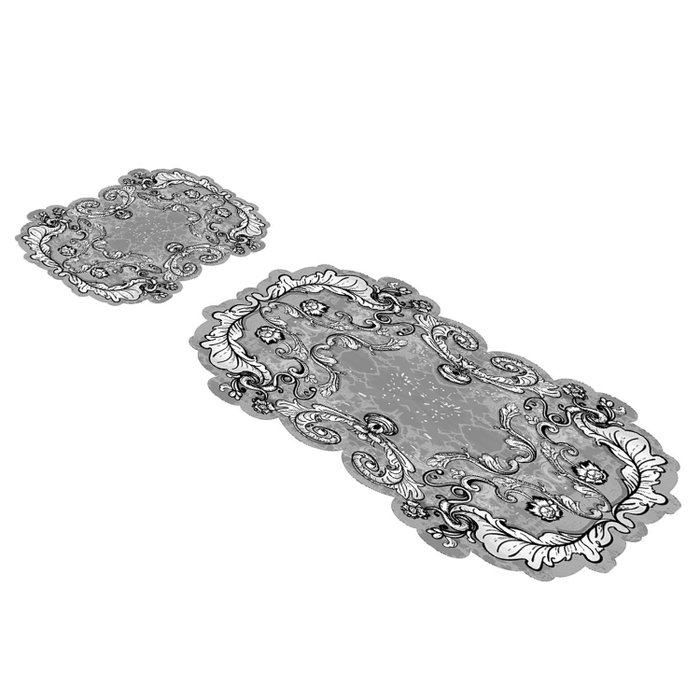 Mijölnir Juego de Alfombrillas de Baño Gris (2 Piezas) 50x60 cm y 60x100 cm Mijölnir Juego de Alfombrillas de Baño Gris (2 Piezas) 50x60 cm y 60x100 cm